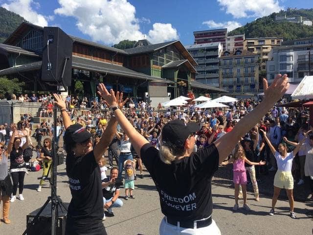 Flashmob organisée par Freedom Forever Association