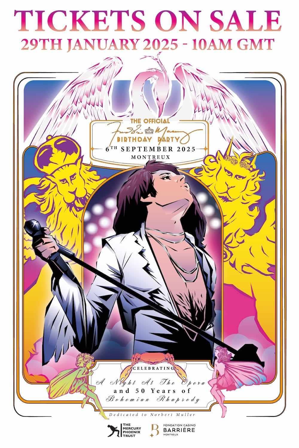 Soirée du 79ème anniversaire de Freddie Mercury organisée par le Mercury Phoenix Trust (Complet)